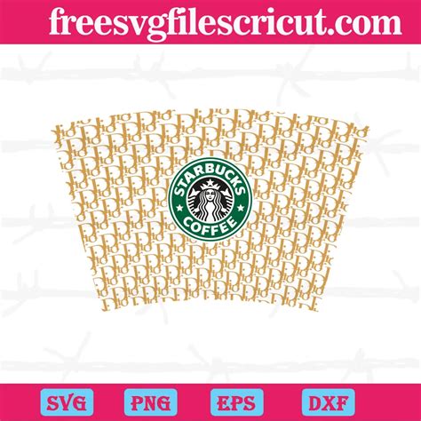 dior starbucks cup svg|Dior Full Wrap For Starbucks Cup svg, Trending svg, Dior .